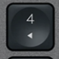 4 (Num) Klawisz zapasowy QWERTY (US) Czarny Logitech MX Keys