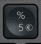 5 / % Klawisz zapasowy QWERTY (US) Czarny Logitech MX Keys