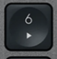 6 (Num) Klawisz zapasowy QWERTY (US) Czarny Logitech MX Keys