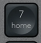 7 (Num) Klawisz zapasowy QWERTY (US) Czarny Logitech MX Keys