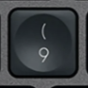 9 / ( Klawisz zapasowy QWERTY (US) Czarny Logitech MX Keys