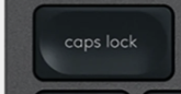 Caps Lock Klawisz zapasowy QWERTY (US) Czarny Logitech MX Keys