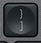 ] / } Klawisz zapasowy QWERTY (US) Czarny Logitech MX Keys