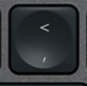 , / ≤ Klawisz zapasowy QWERTY (US) Czarny Logitech MX Keys