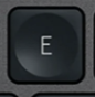 E Klawisz zapasowy QWERTY (US) Czarny Logitech MX Keys