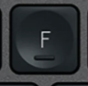 F Klawisz zapasowy QWERTY (US) Czarny Logitech MX Keys
