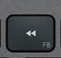 F8 Klawisz zapasowy QWERTY (US) Czarny Logitech MX Keys