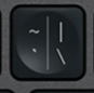 ` / ~ Klawisz zapasowy QWERTY (US) Czarny Logitech MX Keys