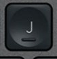 J Klawisz zapasowy QWERTY (US) Czarny Logitech MX Keys