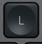 L Klawisz zapasowy QWERTY (US) Czarny Logitech MX Keys