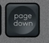 Page down Klawisz zapasowy QWERTY (US) Czarny Logitech MX Keys