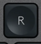 R Klawisz zapasowy QWERTY (US) Czarny Logitech MX Keys