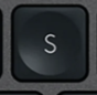 S Klawisz zapasowy QWERTY (US) Czarny Logitech MX Keys