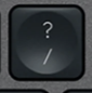 / / ? Klawisz zapasowy QWERTY (US) Czarny Logitech MX Keys