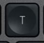 T Klawisz zapasowy QWERTY (US) Czarny Logitech MX Keys