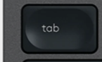 Tab Klawisz zapasowy QWERTY (US) Czarny Logitech MX Keys