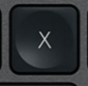 X Klawisz zapasowy QWERTY (US) Czarny Logitech MX Keys